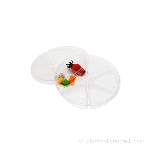 6 Compartment Nuts Sushi Food Blister Vassoiu di Imballaggio